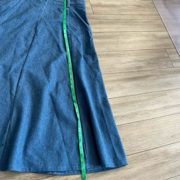 VINTAGE Midi to Maxi Denim Skirt, Size 10-12 - Picture 7 of 9